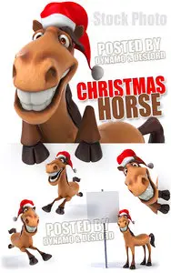 Christmas horse - UHQ Stock Photo