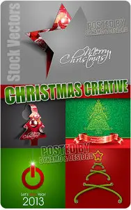 Christmas creative - Stock Vectors