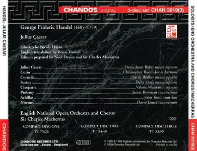 Charles Mackerras, English National Opera Orchestra and Chorus - George Frideric Handel: Julius Caesar / Giulio Cesare (1999)