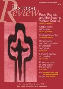 The Pastoral Review - November/December 2016