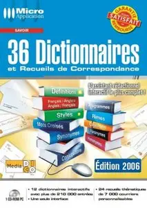 36 Dictionnaires et Recueils de Correspondance