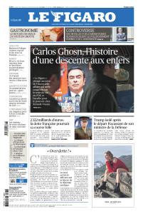 Le Figaro du Samedi 22 et Dimanche 23 Décembre 2018