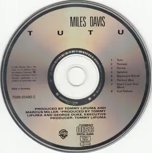 Miles Davis - Tutu (1986) {Warner 1st press}