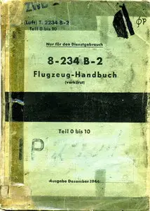 Ar-234 B-2 Flugzeug-Handbuch