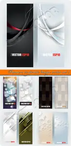 Banners corporate design vector set 3
