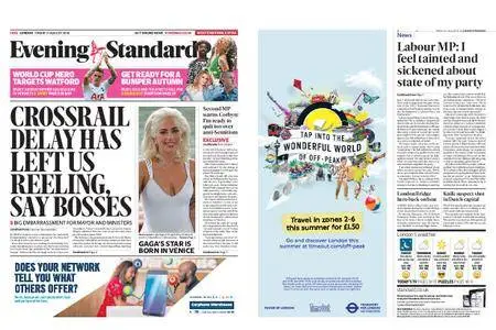 London Evening Standard – August 31, 2018