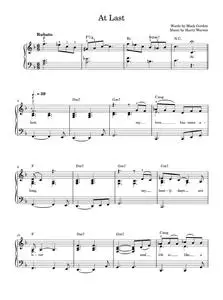 At Last - Etta James (Easy Piano)