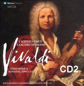A.Vivaldi - Concertos and Sonatas, opp.1-12, I Solisti Veneti - Claudio Scimone [18CD] CD2