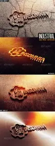 GraphicRiver Industrial Photorealistic 3D Logo Mock-Up