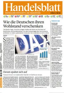 Handelsblatt vom 22 April 2015