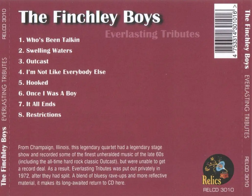 The Finchley Boys - Everlasting Tributes (1972)