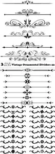 Vectors - Vintage Ornamental Dividers 22