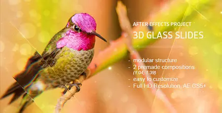 Glass Slides 3D - Project for After Effects (VideoHive)