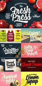 Fresh Press Script Fonts 2299583