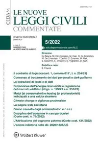 Le Nuove Leggi Civili Commentate - N.5 2022