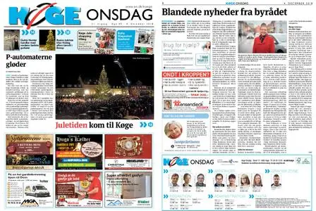 Køge Onsdag – 04. december 2018