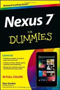 Nexus 7 For Dummies (Google Tablet) by Dan Gookin [Repost] 