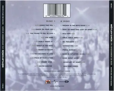 Mötley Crüe - Live: Entertainment or Death (1999)