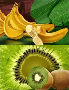 Graphics - Bananos kiwi