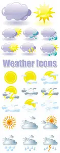 Weather Icons Vector