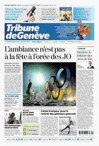 Tribune de Genève du 03 Août 2016