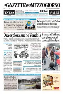 GAZZETTA DEL MEZZOGIORNO 9 GENNAIO 2010