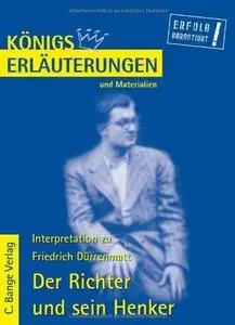 Der Richter Und Sein Henker. Erläuterungen Und Materialien