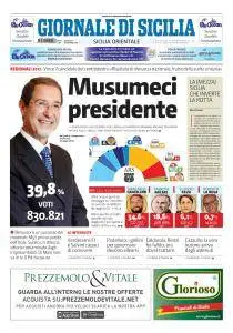 Giornale di Sicilia Sicilia Orientale - 7 Novembre 2017