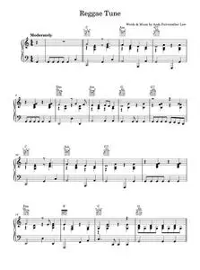 Reggae Tune - Andy Fairweather Low (Piano-Vocal-Guitar (Piano Accompaniment))