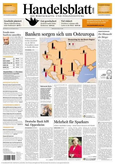 Handelsblatt vom 12.08.2009