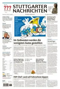 Stuttgarter Nachrichten Stadtausgabe (Lokalteil Stuttgart Innenstadt) - 23. Oktober 2018
