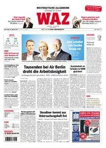WAZ Westdeutsche Allgemeine Zeitung Essen-Steele/Kray - 26. Oktober 2017