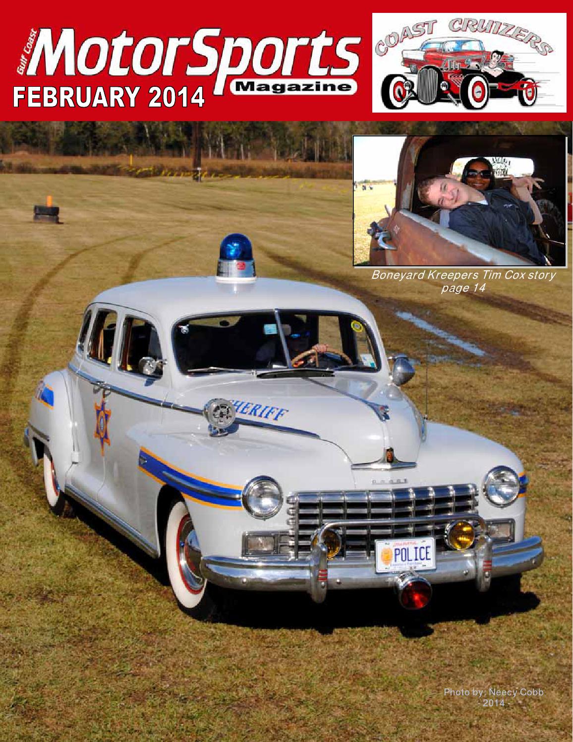 Gulf Coast MotorSports Magazine - February 2014.
