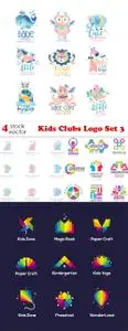 Vectors - Kids Clubs Logo Set 3