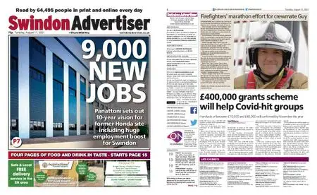 Swindon Advertiser – August 17, 2021