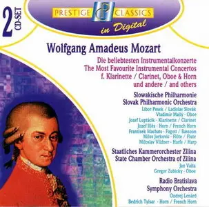 Mozart - Concertos for Clarinet, Oboe, Horn, Flute & Harp; Sinfonia Concertante for Oboe, Clarinet, Horn & Bassoon (1995)