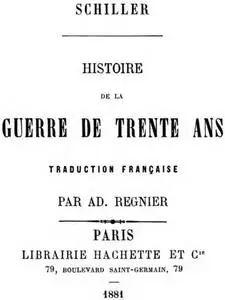 «Histoire de la Guerre de Trente Ans» by Friedrich Schiller