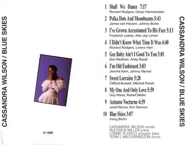 Cassandra Wilson - Blue Skies (1988) {JMT Productions}
