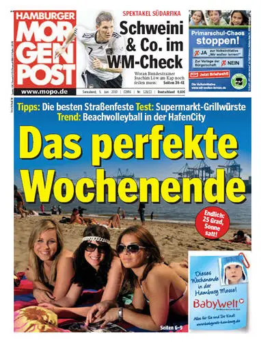Hamburger Morgenpost vom 5 Juni 2010