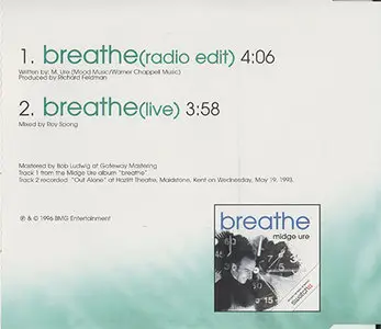 Midge Ure - Breathe (1996)