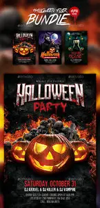 GraphicRiver - Halloween Flyer Bundle