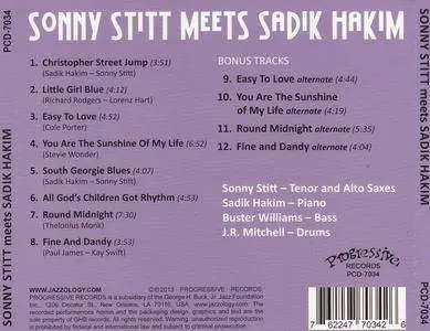 Sonny Stitt - Sonny Stitt Meets Sadik Hakim (1978) {Progressive Records PCD-7034 rel 2013}