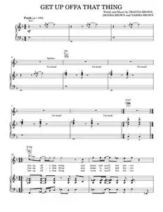 Get up offa that thing - James Brown (Piano-Vocal-Guitar)