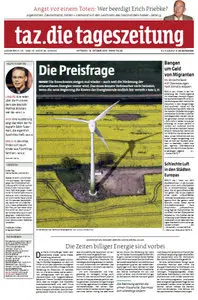 Tageszeitung TAZ vom 16 Oktober 2013