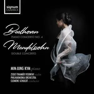 Min-Jung Kym - Beethoven: Piano Concerto No. 4 & Mendelssohn: Double Concerto (2018) [Official Digital Download 24/192]