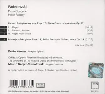 Kevin Kenner - Paderewski: Piano Concerto, Polish Fantasy (2011)