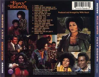 Willie Hutch - Foxy Brown (Original Soundtrack) (1974) [1996, Remastered Reissue]