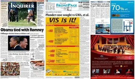 Philippine Daily Inquirer – October 24, 2012
