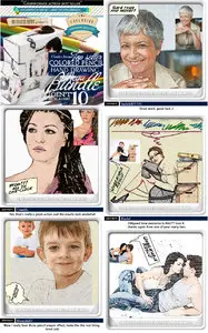 GraphicRiver - All Charles Brown's Colored Pencil Drawing Bundle