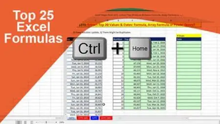 Top 25 Excel Formulas